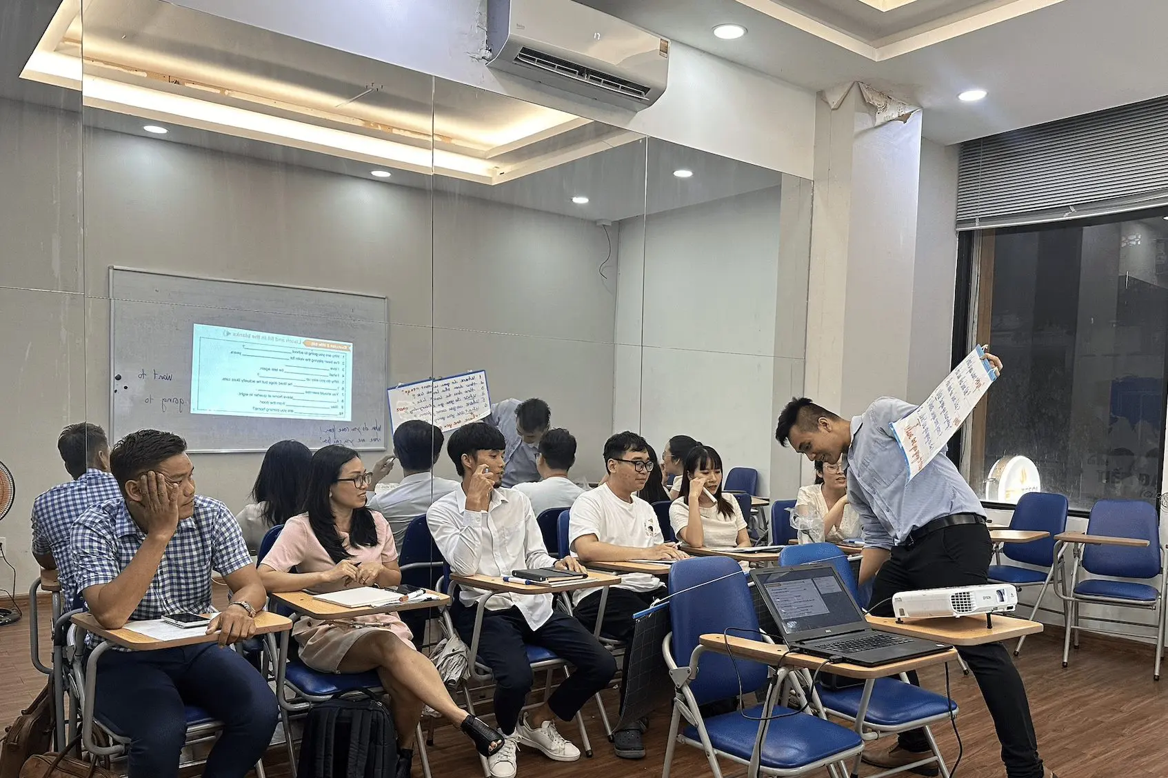 Sàn lọc ngay từ đầu để tạo động lực đến lớp cho học viên