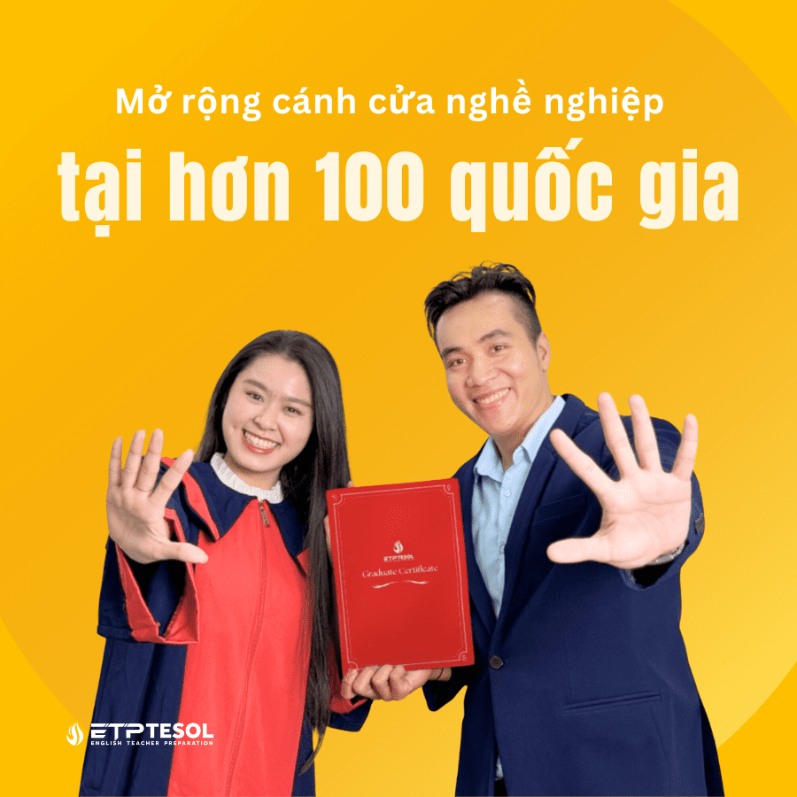 KHÓA HỌC TESOL 168 HỌC TESOL tại ETP