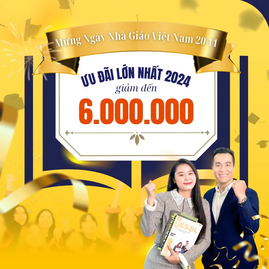 Uu dai hoc TESOL thang 10