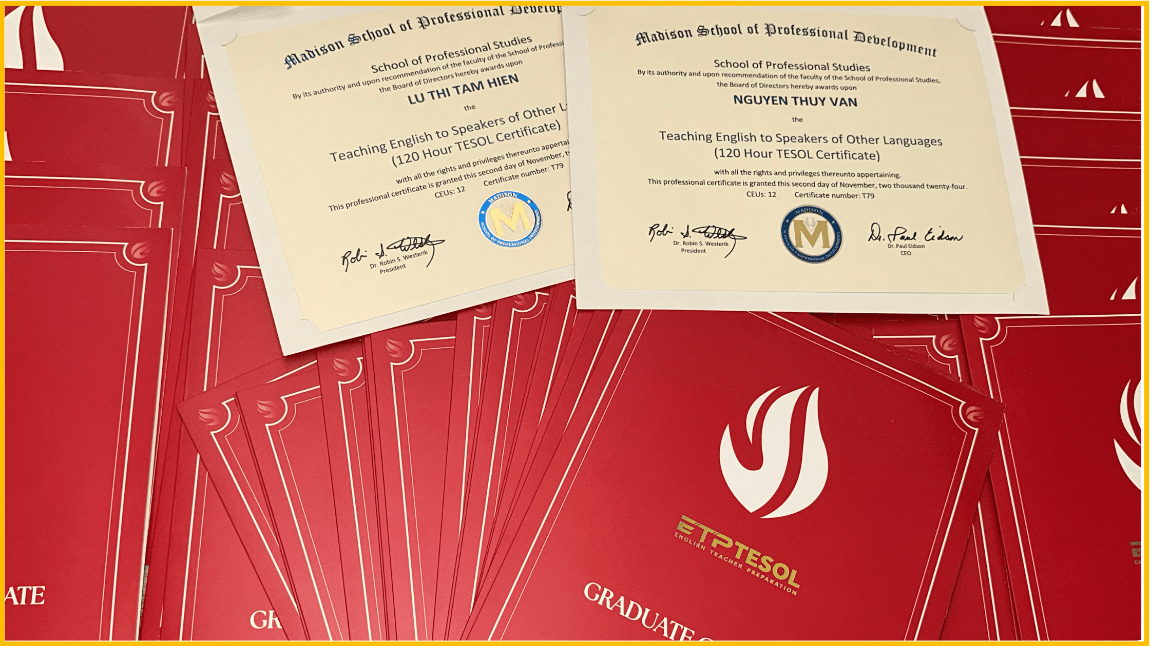 Madison: 5 Điều Quan Trọng Về Chứng Chỉ TESOL Bạn Cần Biết 3 Day tieng Anh o nuoc ngoai Chung chi TESOL