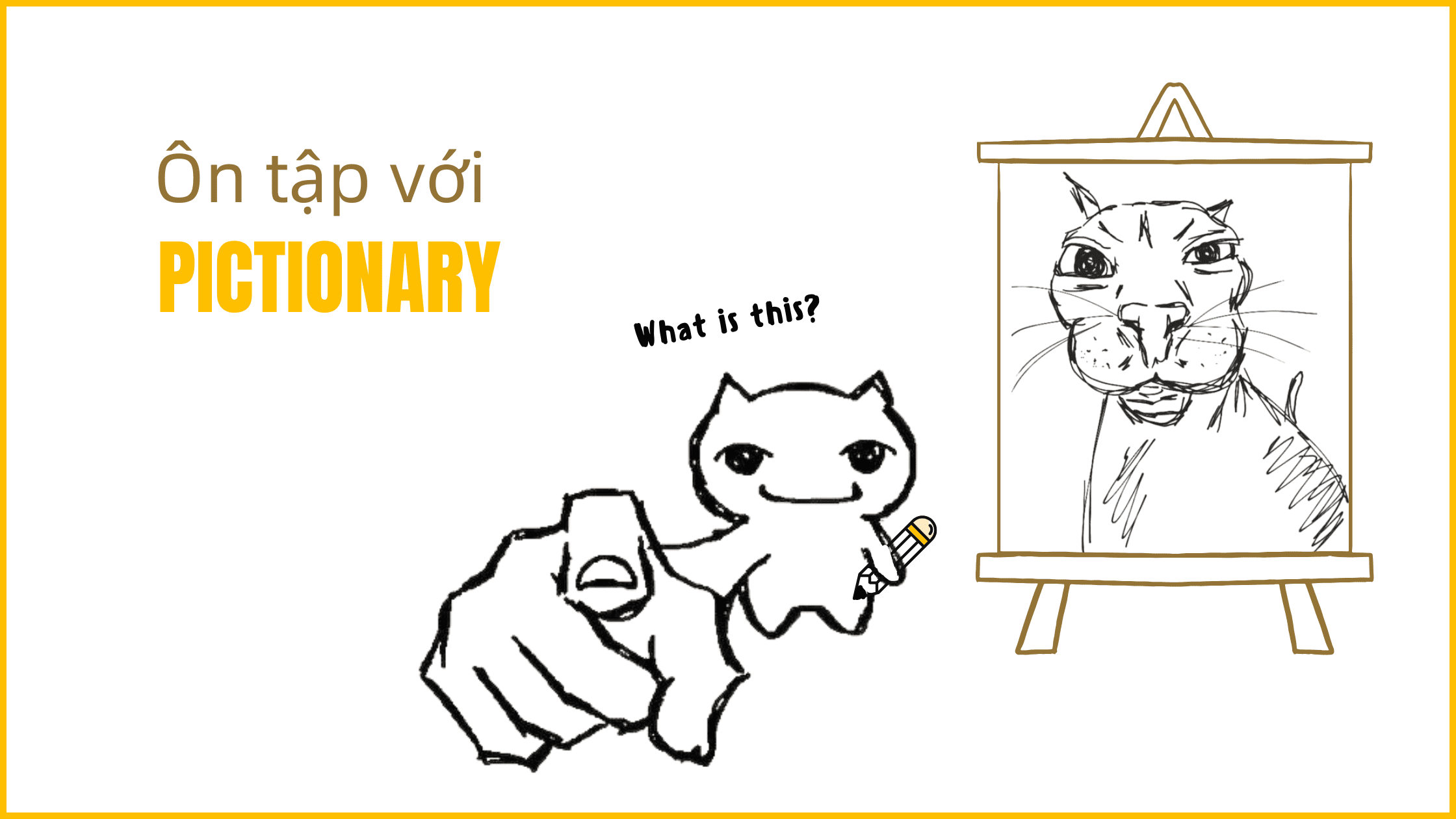 On tap mua kiem tra Pictionary