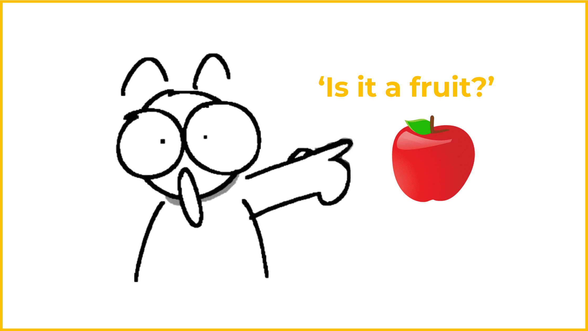 Tiếng Anh vô tri: 1001 Trường hợp Giáo viên dạy tiếng Anh phải "đổ mồ hôi hột" 25 Tieng Anh vo tri vi du apple trong game 20 Questions