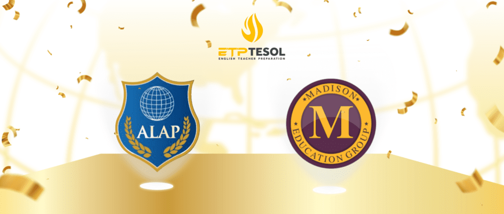 _ETP TESOL được công nhận bởi ALAP và Madison - Website Banner
