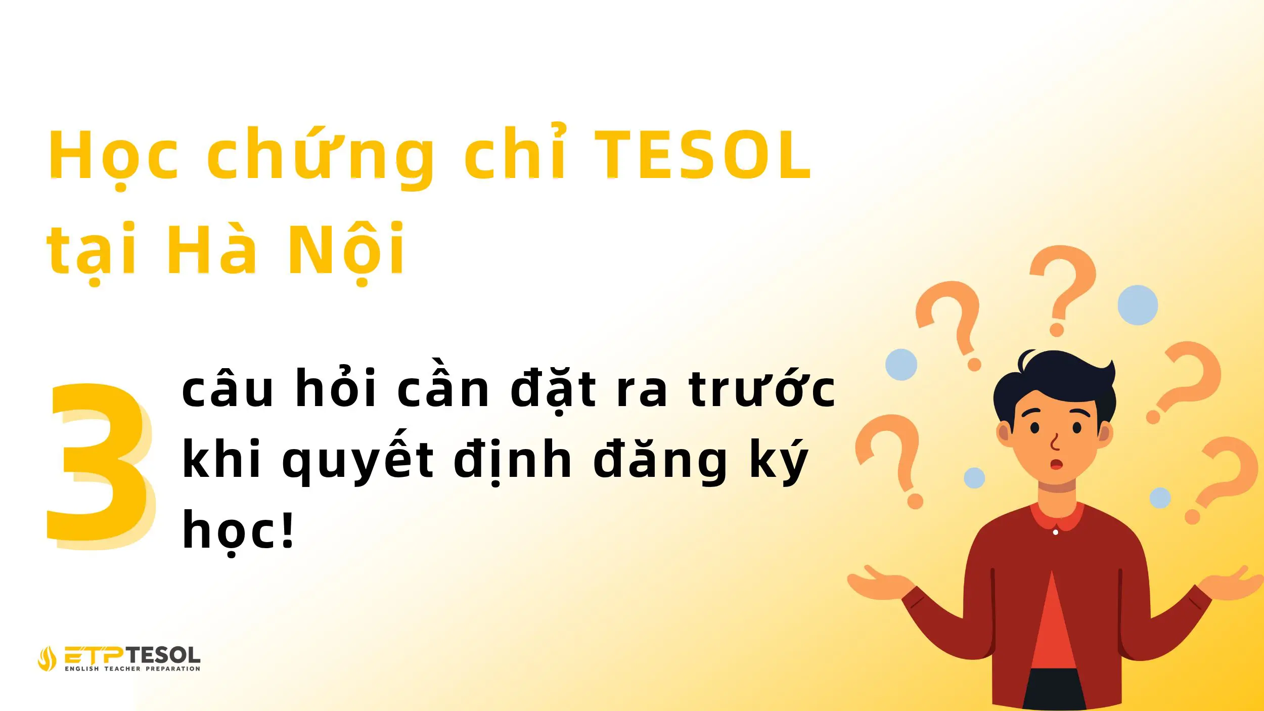 Học chứng chỉ TESOL tại Hà Nội