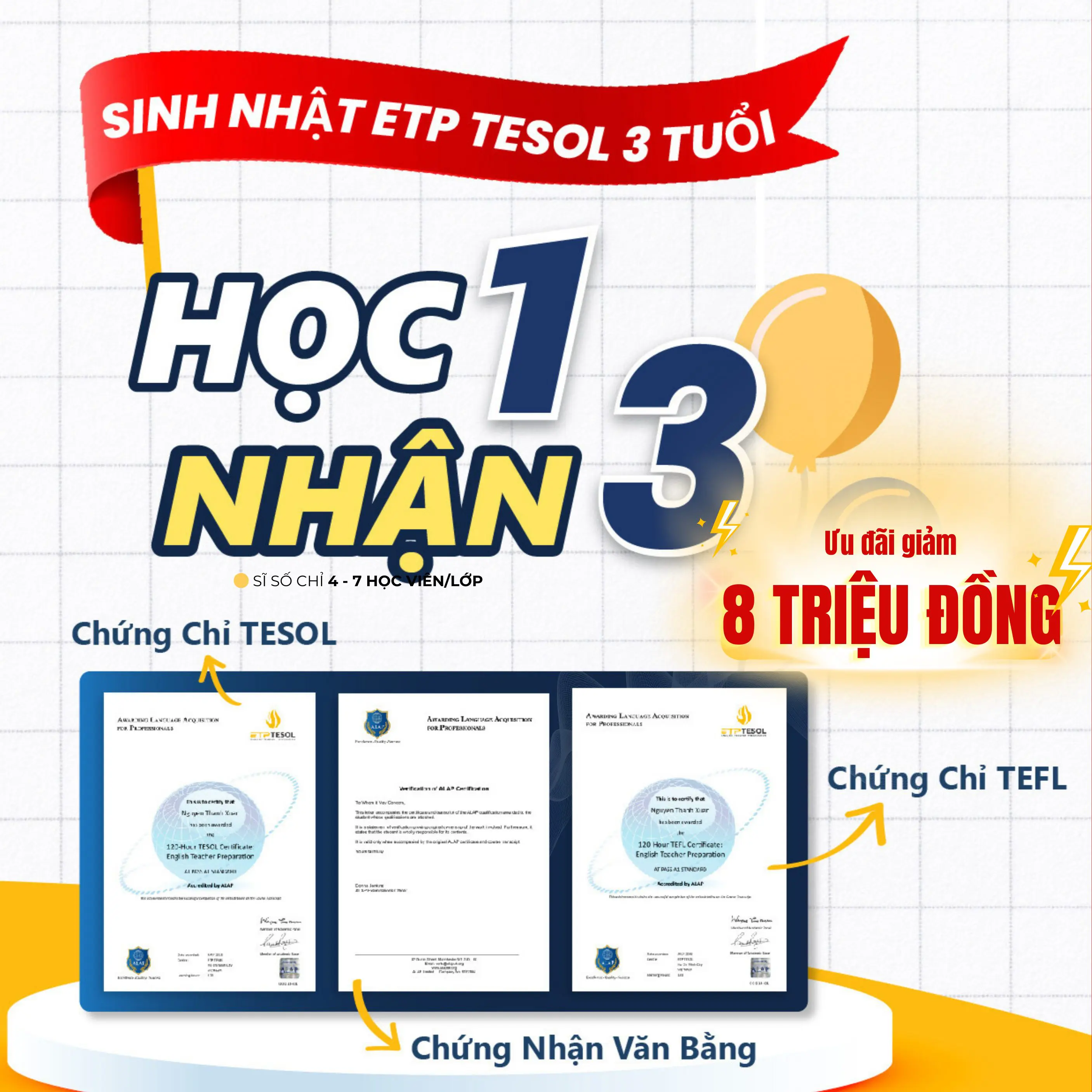 Khoá Học TEFL 120H 85 ETP Ad Visual 2011