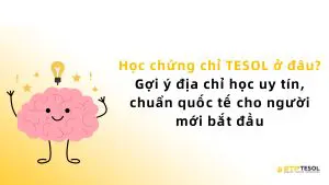 Học chứng chỉ TESOL ở đâu? Gợi ý địa chỉ học uy tín, chuẩn quốc tế cho người mới bắt đầu 1