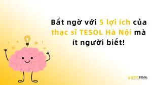 Bất ngờ với 5 lợi ích của thạc sĩ TESOL Hà Nội mà ít người biết!