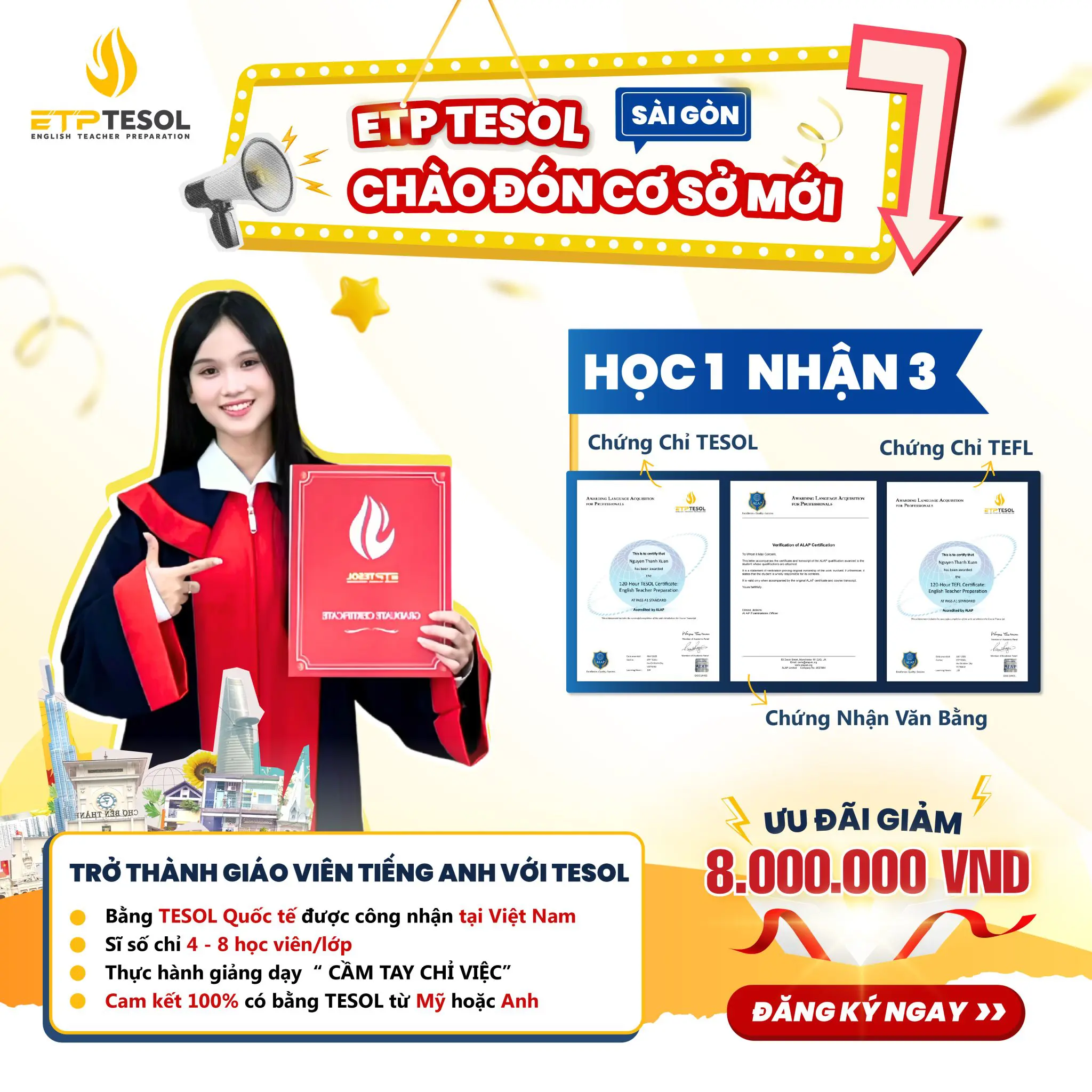 KHÓA HỌC TESOL 170 ads khai truong 1 1