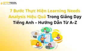 7 Bước Thực Hiện Learning Needs Analysis Hiệu Quả Trong Giảng Dạy Tiếng Anh – Hướng Dẫn Từ A–Z