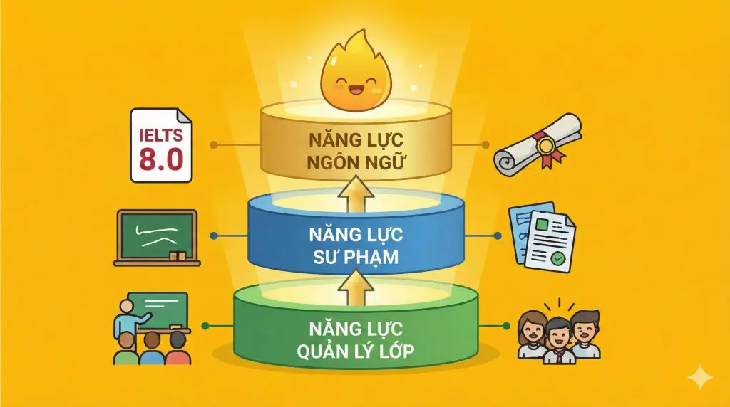 Ebook - CV Giáo Viên Tiếng Anh: 3 Trụ Cột Vàng Khiến Nhà Tuyển Dụng Gật Đầu Trong 7 Giây 8 Gemini Generated Image 8wtbkb8wtbkb8wtb