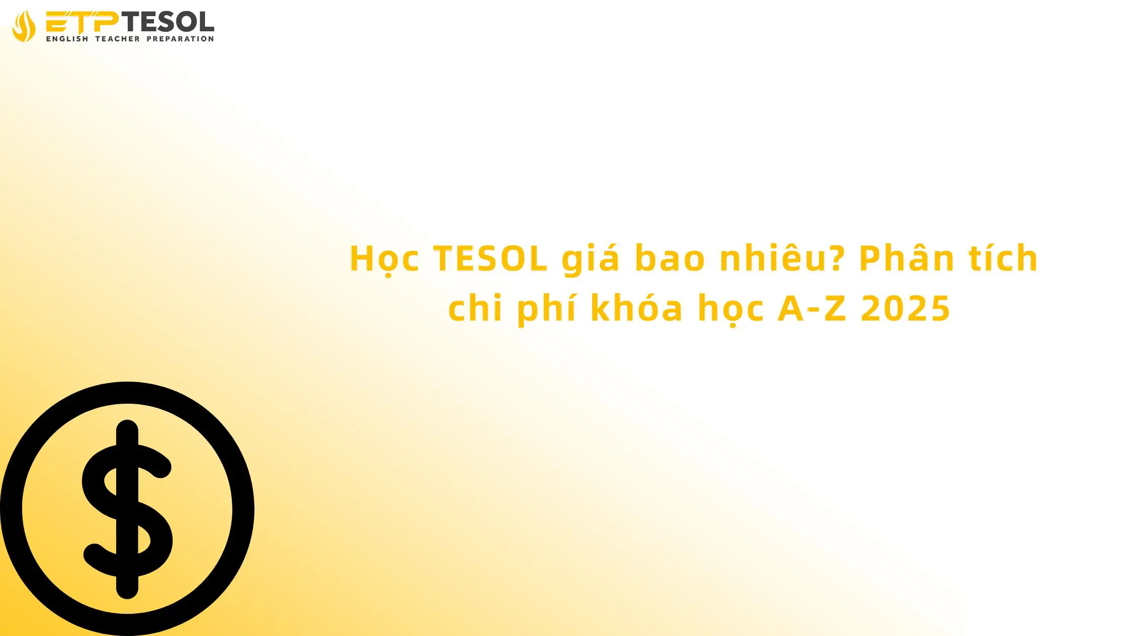 học tesol giá bao nhiêu