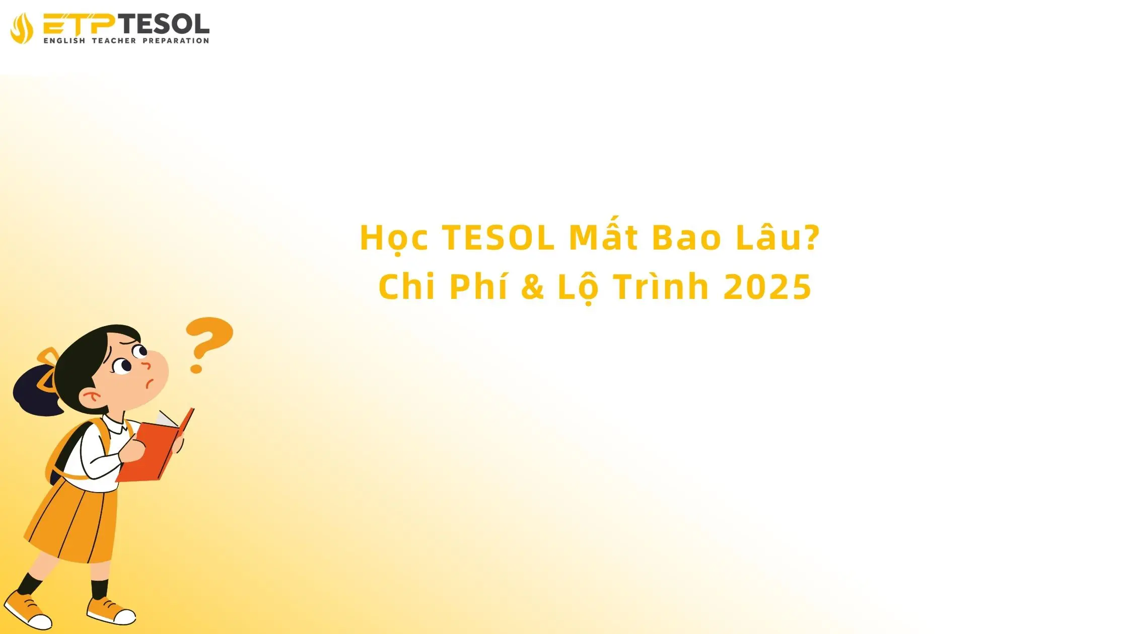 học tesol mất bao lâu