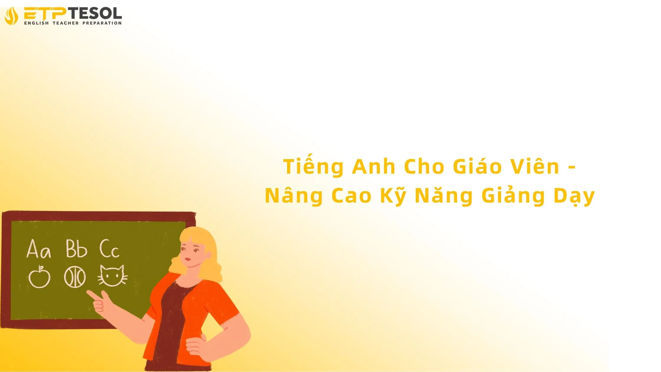 tiếng anh cho giáo viên