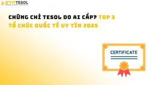 Chứng chỉ TESOL do ai cấp? Top 3 tổ chức quốc tế uy tín 2025