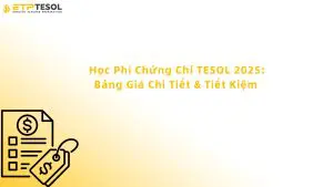 học phí chứng chỉ tesol