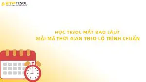 học tesol mất bao lâu