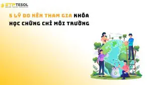 5 Lý Do Nên Tham Gia Khóa Học Chứng Chỉ Môi Trường