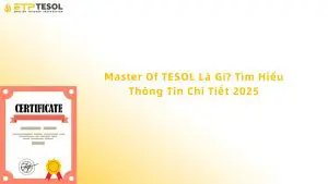 Master of TESOL là gì