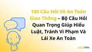 100 Câu Hỏi Về An Toàn Giao Thông – Bộ Câu Hỏi Quan Trọng Giúp Hiểu Luật, Tránh Vi Phạm Và Lái Xe An Toàn