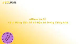 Affixes Là Gì? Cách Dùng Tiền Tố Và Hậu Tố Trong Tiếng Anh