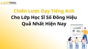 Những Chiến Lược Dạy Tiếng Anh Cho Lớp Học Sĩ Số Đông Hiệu Quả Nhất Hiện Nay