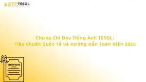 Chứng Chỉ Dạy Tiếng Anh TESOL: Tiêu Chuẩn Quốc Tế và Hướng Dẫn Toàn Diện 2026