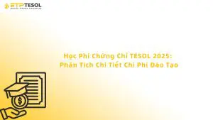 Học Phí Chứng Chỉ TESOL 2025: Phân Tích Chi Tiết Chi Phí Đào Tạo