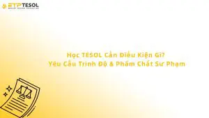 Học TESOL Cần Điều Kiện Gì? Yêu Cầu Trình Độ & Phẩm Chất Sư Phạm