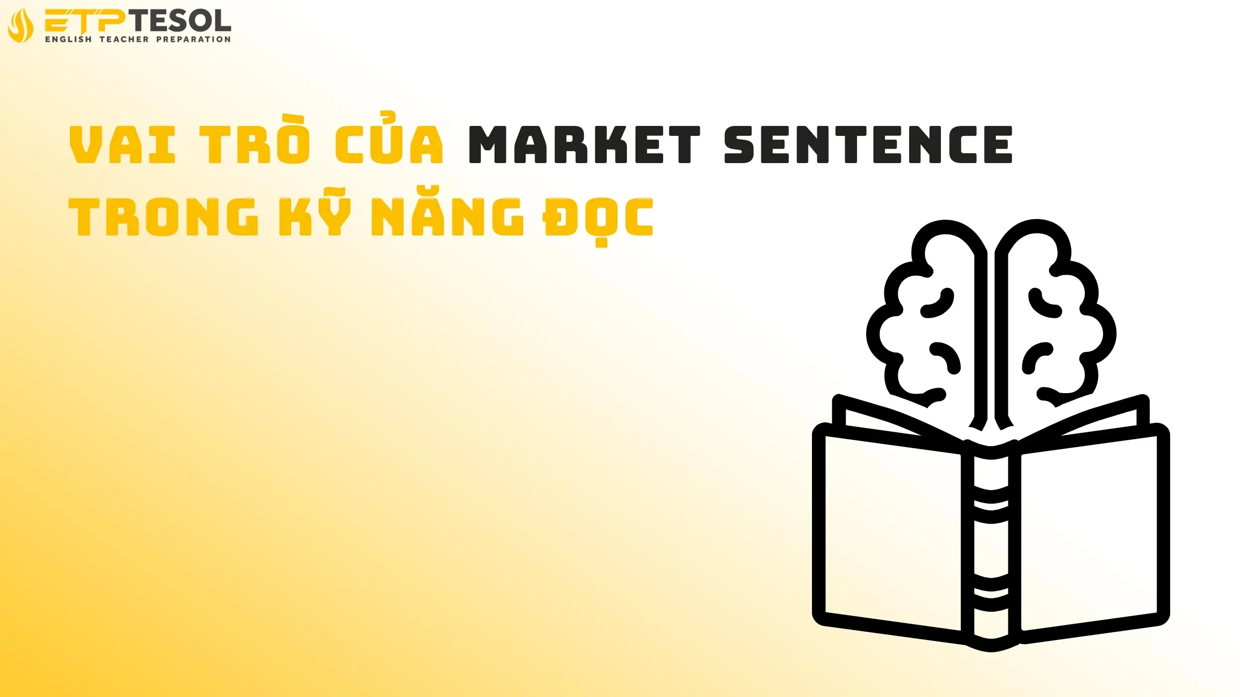 Vai trò của Market Sentence trong kỹ năng đọc