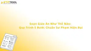 Soạn Giáo Án Như Thế Nào: Quy Trình 5 Bước Chuẩn Sư Phạm Hiện Đại