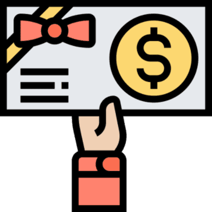 voucher coupon promotion gift discount icon 187268