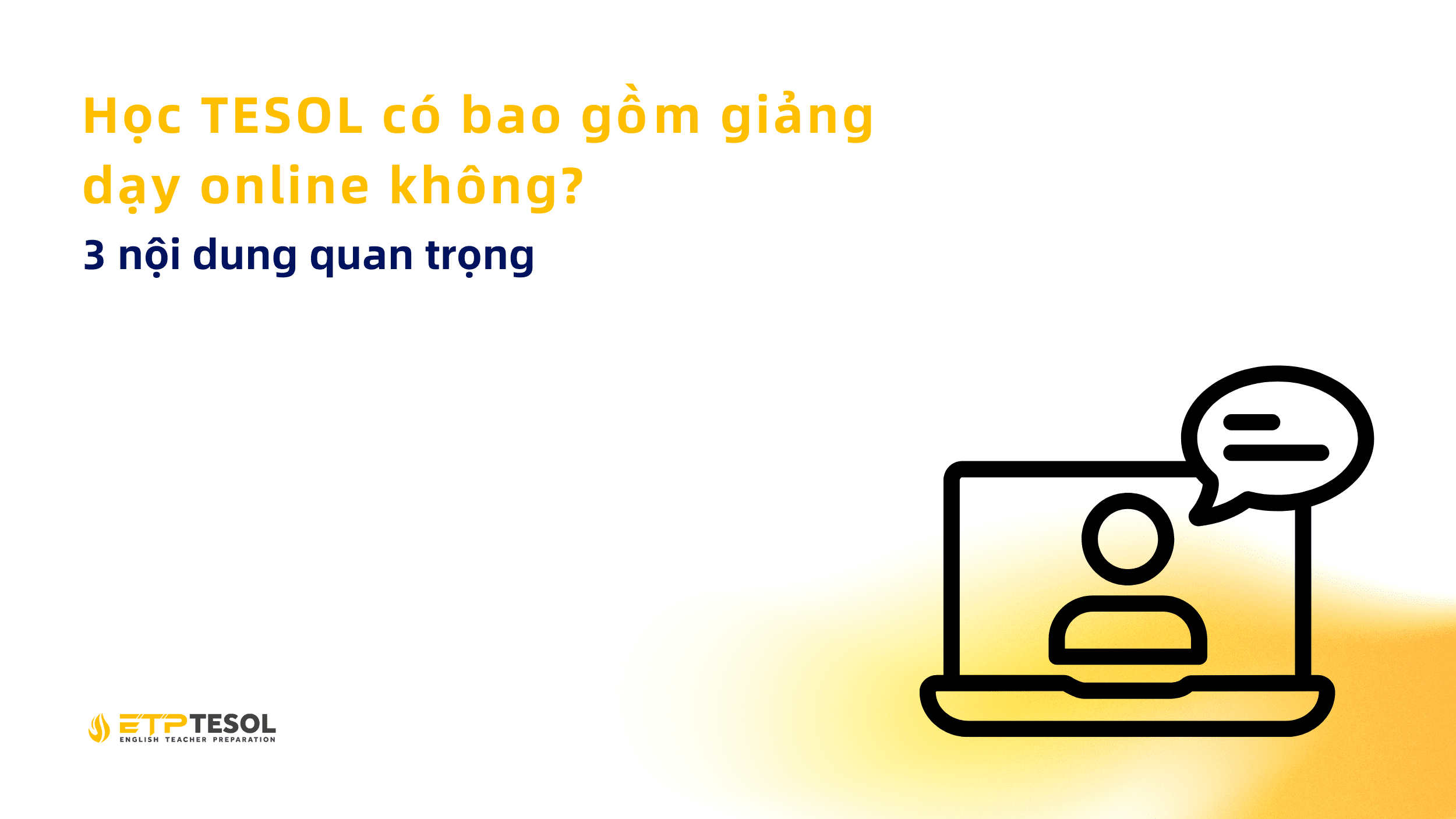 Học TESOL có bao gồm giảng dạy online không (1)