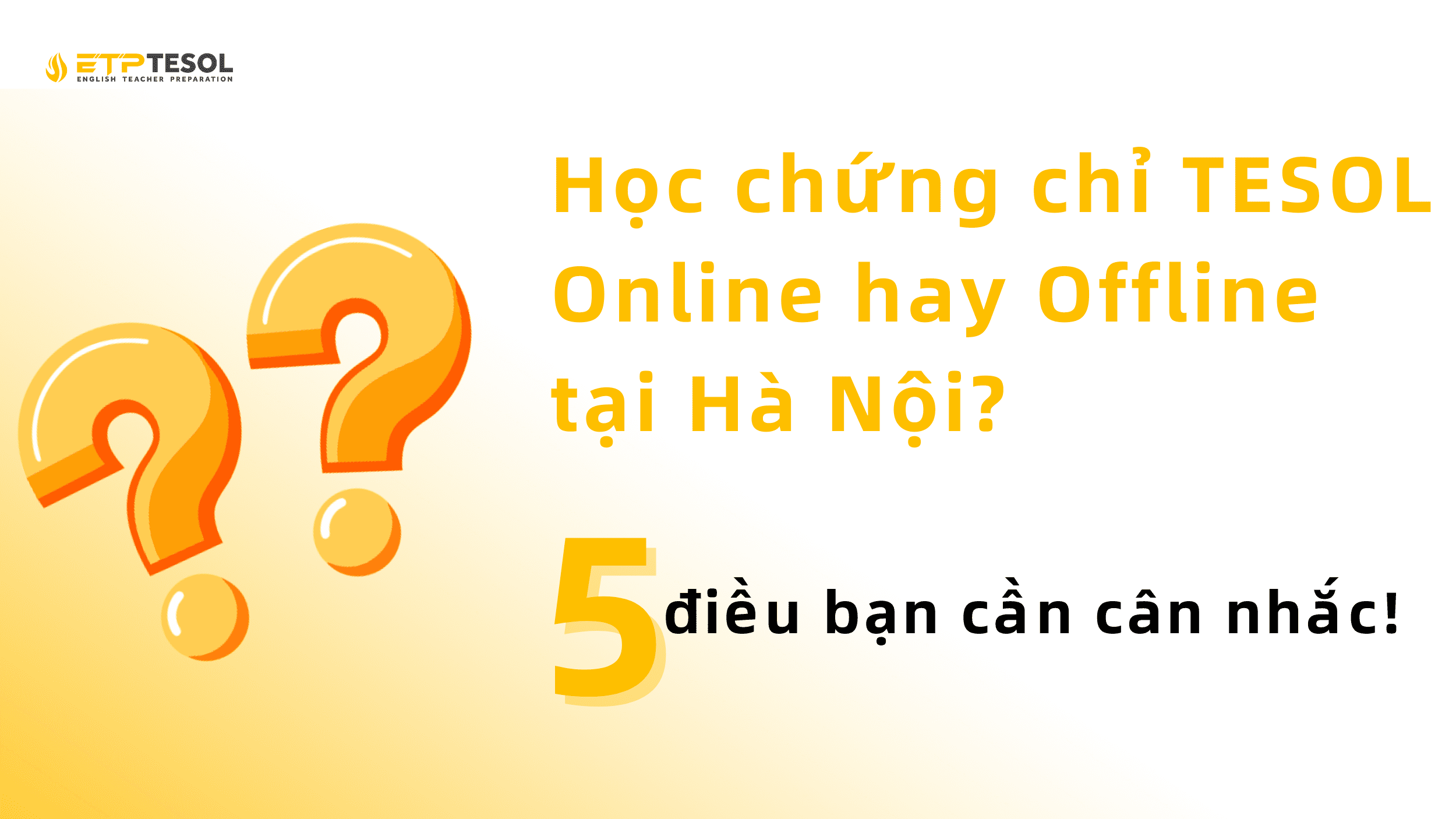 Chứng chỉ TESOL