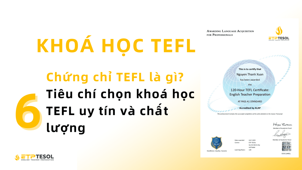 Khoá Học TEFL