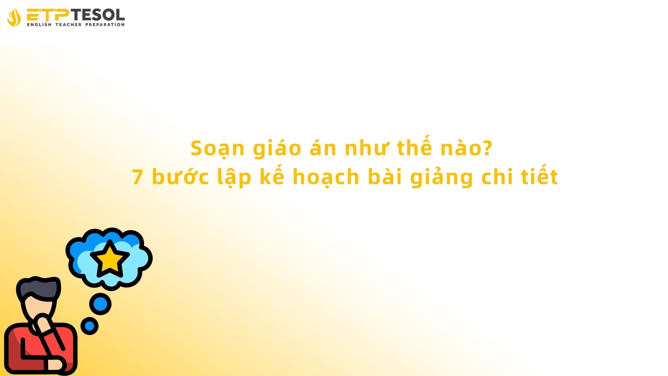 soạn giáo án như thế nào