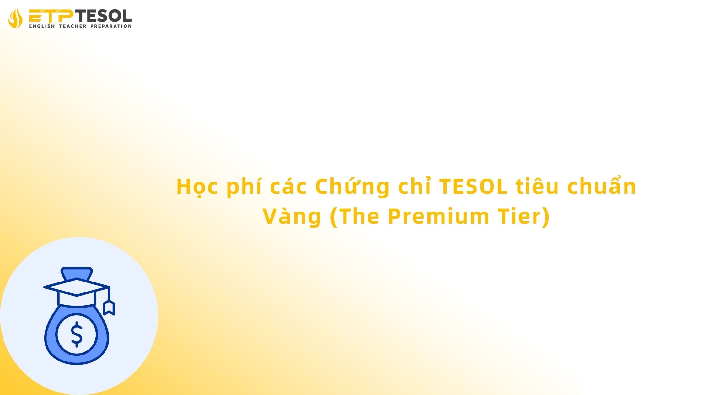Học phí chứng chỉ TESOL