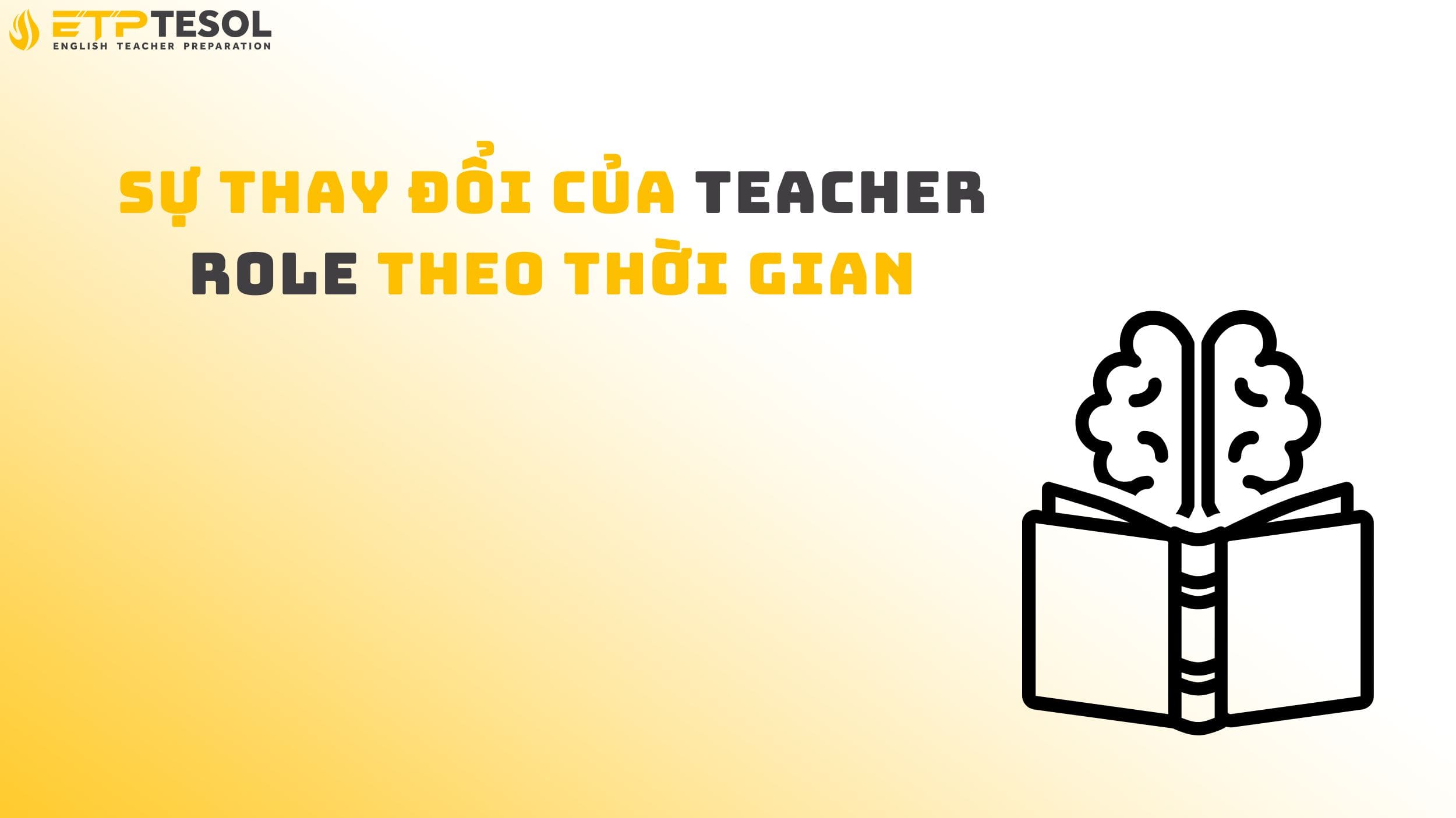 Sự thay đổi của teacher role theo thời gian