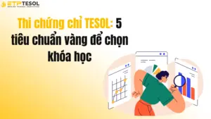 Thi chứng chỉ TESOL: 5 tiêu chuẩn vàng để chọn khóa học